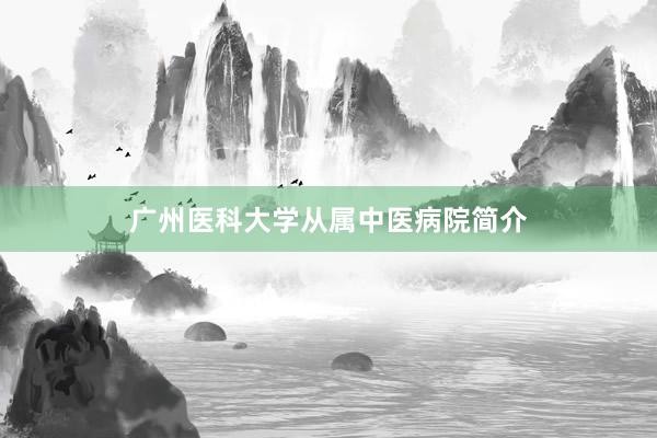 广州医科大学从属中医病院简介